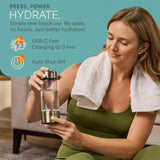 LifePro - LifePro Hydrogen Water Bottle Generator & Ionizer 420m