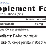 Eidon Ionic Minerals - Ionic Liquid Boron: Blue / Blue / 2oz