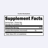 Bucked Up - Creatine Monohydrate Powder | Muscle & Recovery | 5 Flavors: Unflavored