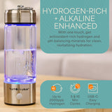 LifePro - LifePro Hydrogen Water Bottle Generator & Ionizer 420m