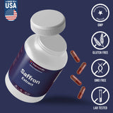 HARMONIFY - HARMONIFY Saffron Extract 88.5mg – Mood, Eye & Appetite Support – 60 Capsules | Natural Saffron Supplement from Crocus Sativus L. | Non-GMO, Vegan-Friendly, Made in USA
