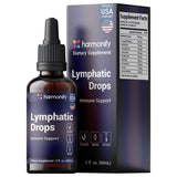 HARMONIFY - HARMONIFY Lymphatic Drainage Drops – Herbal Detox & Fluid Balance Support | Natural Blend with Elderberry, Burdock Root, Dandelion & Echinacea | Supports Immune & Circulatory Health | 2 fl oz (60 mL)