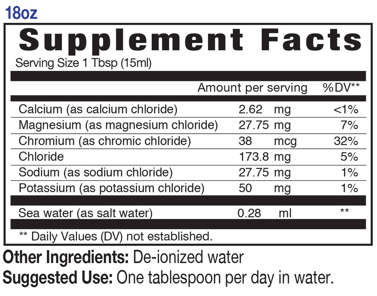 Eidon Ionic Minerals - Ionic Liquid Electrolytes: Aqua / Blue / 2oz