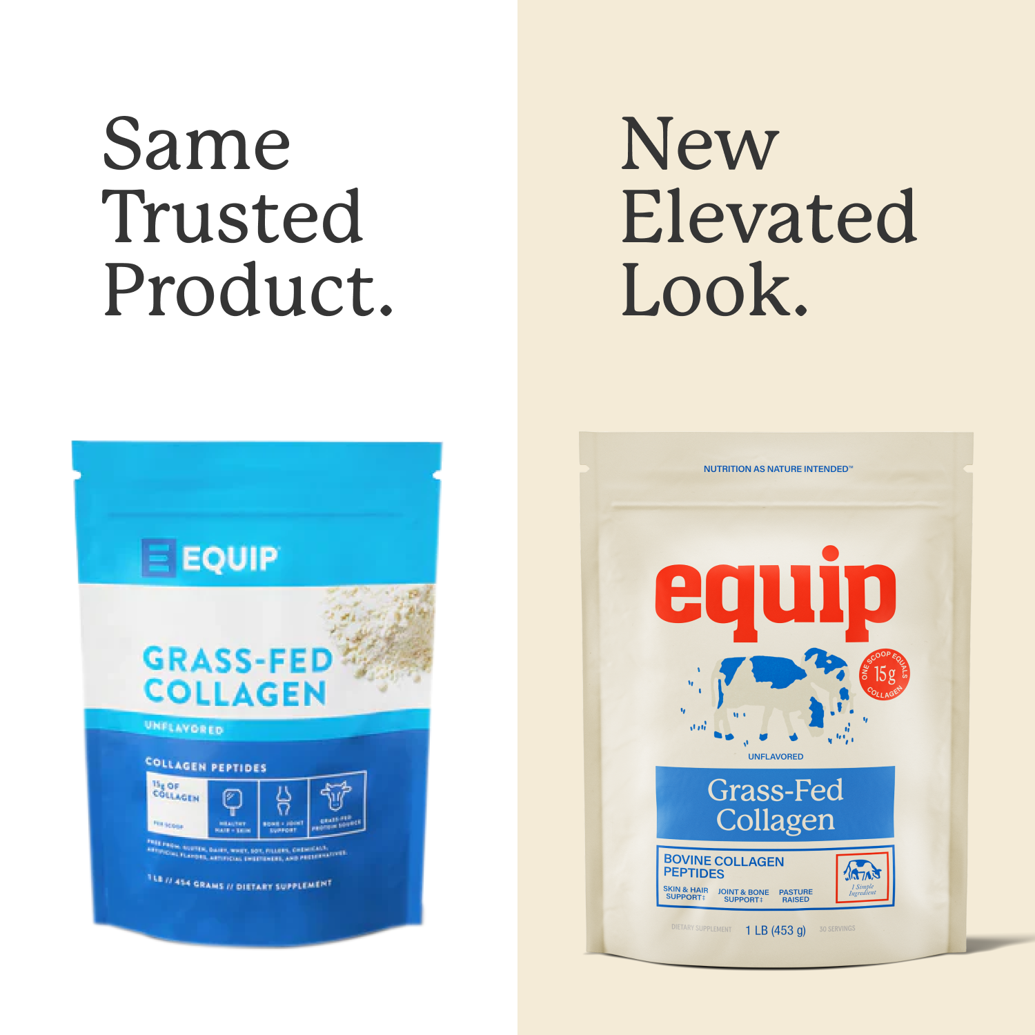 Equip Foods - Grass-Fed Collagen: Unflavored