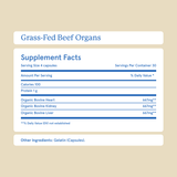 Equip Foods - Grass-Fed Beef Organs